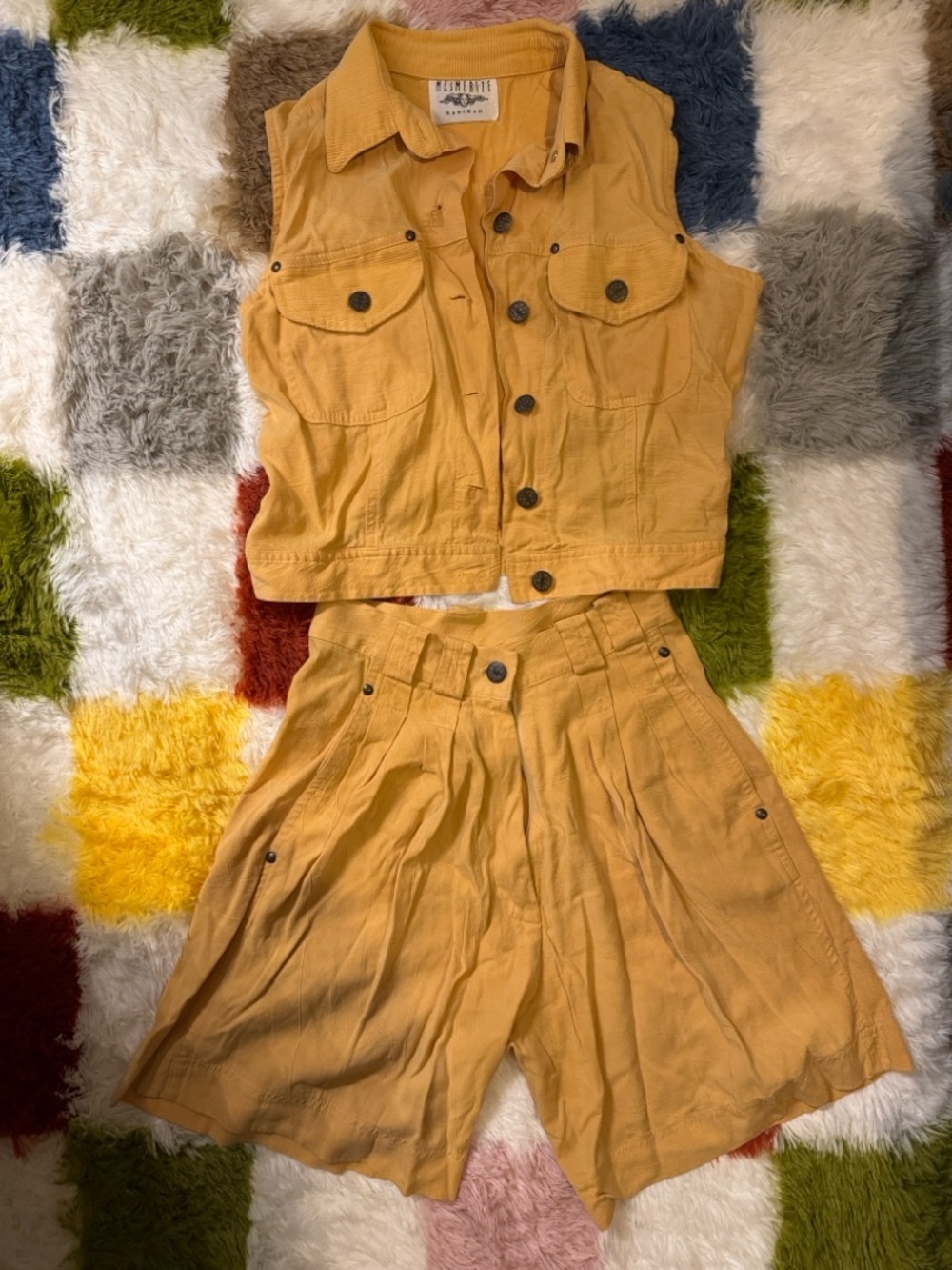 Yellow Vintage Coord Set